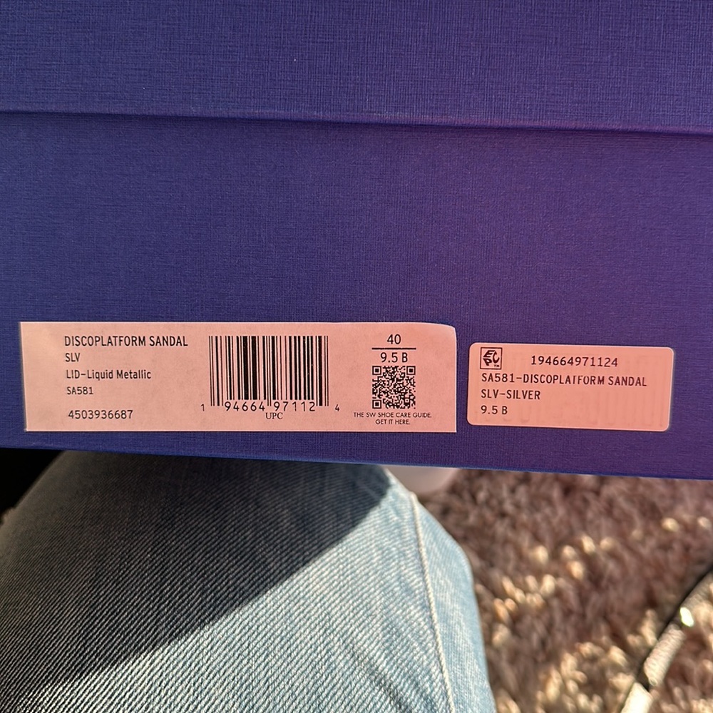 Stuart Weitzman Silver Platforms - image 8